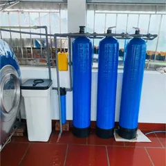 Cột Composite 1054 full vật liệu dành cho nguồn nước bị nhiễm vôi, cặn canxi, làm mềm nước cứng.