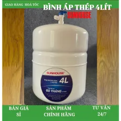 Bình áp thép 4L Sunhouse, Kangaroo - Dùng cho các máy sử dụng bình áp nhỏ 4 lít. 805289
