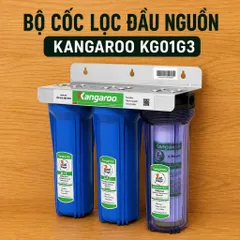 Bộ cốc lọc đầu nguồn Kangaroo KG01G3 - Kèm lõi thô 123 - Đầu ra ren Φ21