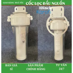 Cốc lọc đầu nguồn 10inch lắp cho tiền lọc thô cho máy Karofi và các hãng khác. 805294