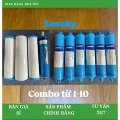 Combo 10 Lõi Lọc Sanaky - Hàng chính hãng - Dùng thay cho các máy lọc RO