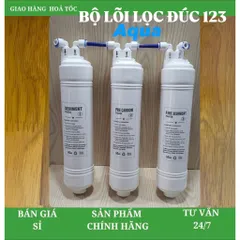 Bộ Lõi Lọc Thô 123 Aqua Nối Nhanh Dùng Được Cho Karofi, Korihome, Kangaroo, Sunhouse,Kèm theo co cút 805332