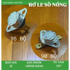 Rơ le Sò nóng 90 độ và cảm biến nhiệt 95 độ cho bầu nóng máy lọc nước. 805348