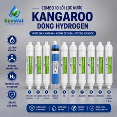 Combo 10 Lõi Lọc Nước Kangaroo đúc liền nối nhanh Từ 1 - 10. Tăng kèm co cút