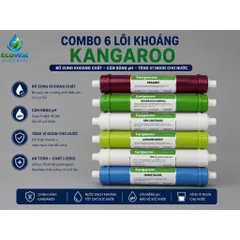 Combo 10 Lõi Lọc Nước Kangaroo đúc liền nối nhanh Từ 1 - 10. Tăng kèm co cút