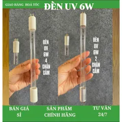 Bóng đèn UV diệt khuẩn cho máy lọc nước 6W (2 chấu- 4 chấu)-11w 4 chân - đèn diệt khuẩn máy lọc nước