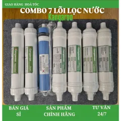 Combo 7 Lõi Lọc Nước Kangaroo Hydrogen Dành Cho Máy KG100ES, KG100EO, KG10A7S.... 805378