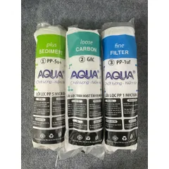Bộ 3 lõi lọc nước 123 AQUA - Thay thế cho các máy lọc nước RO trên thị trường (ảnh thật) 805381