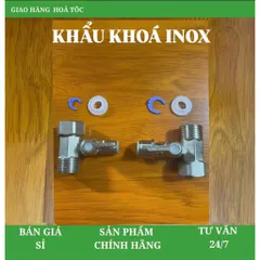 Khẩu Khóa Inox Chia Nước -Cấp Nước Cấp Dây 10, Dây 6 Máy Lọc RO, Máy Nước Sinh Hoạt....