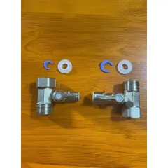 Khẩu Khóa Inox Chia Nước -Cấp Nước Cấp Dây 10, Dây 6 Máy Lọc RO, Máy Nước Sinh Hoạt....