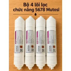 Combo 8 Lõi Lọc Nước Mutosi (hệ lõi thô đúc nối nhanh)