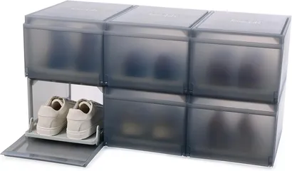 Set 6 hộp đựng giày Joseph Joseph 55014 ShoeCase Premium Shoe Storage Box