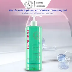 Sữa rửa mặt Topicrem AC CONTROL Purifying Cleansing Gel Kiểm soát dầu nhờn -Chính Hãng Pháp