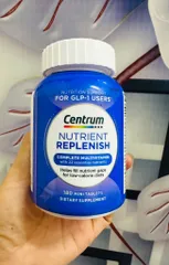 Centrum Nutrient Replenish viên uống bổ sung đa vitamin cho người dùng GLP-1, 180 viên mini