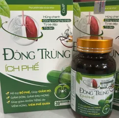 TPBVSK Đông Trùng Ích Phế Hỗ Trợ Giảm Ho Bổ Phế 