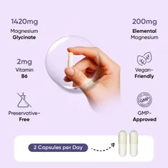 Magnesium Bisglycinate Vitamin B6 Weight World - Hỗ trợ chức năng hệ thần kinh giảm mệt mỏi duy trì chức năng cơ bắp và sức khỏe xương sản xuất Anh