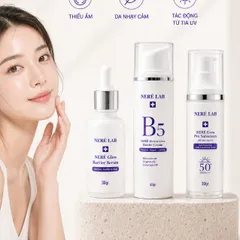 Bộ dưỡng da NERÉ Sữa rửa mặt, Serum, Kem dưỡng, Kem chống nắng Hỗ Trợ Bảo vệ, Dưỡng sáng và cấp ẩm da