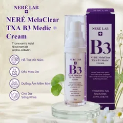 [MUA 2 TẶNG 1] Kem Dưỡng Mờ Nám NERÉ MelaClear Dưỡng Sáng Da, Làm Đều Màu, Hỗ Trợ Giảm Thâm Nám, Mờ Đốm Nâu