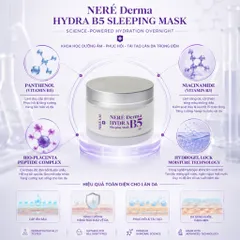 Bộ đôi NERÉ Serum, Mặt nạ ngủ, Cấp ẩm chuyên sâu, Làm dịu da, Giúp da căng mịn, Phục hồi hàng rào bảo vệ da