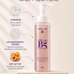 [MUA 2 TẶNG 1]  Sữa Rửa Mặt NERÉ LAB B5 Cấp Ẩm Chuyên Sâu, Làm Sạch Êm Dịu, Hỗ Trợ Làm Dịu Da Nhạy Cảm 150g