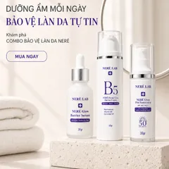 Bộ dưỡng da NERÉ Sữa rửa mặt, Serum, Kem dưỡng, Kem chống nắng Hỗ Trợ Bảo vệ, Dưỡng sáng và cấp ẩm da