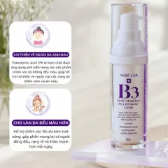 [MUA 2 TẶNG 1] Kem Dưỡng Mờ Nám NERÉ MelaClear Dưỡng Sáng Da, Làm Đều Màu, Hỗ Trợ Giảm Thâm Nám, Mờ Đốm Nâu