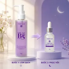 Bộ 3 bước chăm da NERÉ Sữa rửa mặt, Serum, Kem nám, Làm sạch dịu nhẹ, Dưỡng sáng da, Hỗ trợ mờ nám