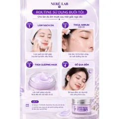 [MUA 2 TẶNG 1] Mặt Nạ Ngủ NERÉ Vitamin B5 Cấp Ẩm Chuyên Sâu Phục Hồi Da Làm Dịu Da, Chống Lão Hóa