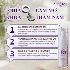 [MUA 2 TẶNG 1] Kem Dưỡng Mờ Nám NERÉ MelaClear Dưỡng Sáng Da, Làm Đều Màu, Hỗ Trợ Giảm Thâm Nám, Mờ Đốm Nâu