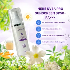 Bộ routine da mụn NERÉ Sữa rửa mặt, Serum, Kem mụn, Kem Chống Nắng Chăm sóc da mụn toàn diện, Làm sạch, Hỗ trợ giảm mụn