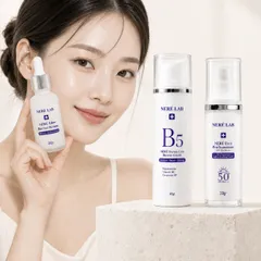 Bộ dưỡng da NERÉ Sữa rửa mặt, Serum, Kem dưỡng, Kem chống nắng Hỗ Trợ Bảo vệ, Dưỡng sáng và cấp ẩm da
