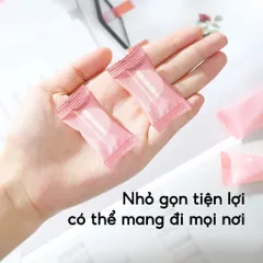 (Quà tặng) Khăn Mặt Nén Du Lịch Dạng Viên Kẹo Tròn, Viên Khăn Nén Dùng 1 Lần Khi Đi Du Lịch Khách Sạn