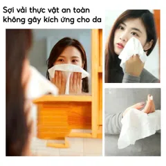 (Quà tặng) Khăn Mặt Nén Du Lịch Dạng Viên Kẹo Tròn, Viên Khăn Nén Dùng 1 Lần Khi Đi Du Lịch Khách Sạn