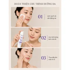 Bộ dưỡng da NERÉ Sữa rửa mặt, Serum, Kem mụn, Kem Dưỡng Giúp Dưỡng sáng toàn diện, Cấp ẩm, Bảo vệ da