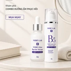 Bộ đôi NERÉ Serum, Kem dưỡng Derma Cera, Cấp ẩm, Phục hồi da, Làm dịu da nhạy cảm