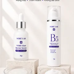 Bộ đôi NERÉ Serum, Kem dưỡng Derma Cera, Cấp ẩm, Phục hồi da, Làm dịu da nhạy cảm