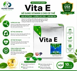 Viên Uống Bổ Sung Vitamin E Ngăn Ngừa Oxy Hóa- Hộp 100 Viên
