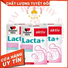 ✅[CHÍNH HÃNG] (MÃ: DP38NI) Viên uống lợi sữa DOPPEL Aktiv Lacta+ hỗ trợ cải thiện nguồn sữa mẹ sau sinh (Hộp 30 viên)