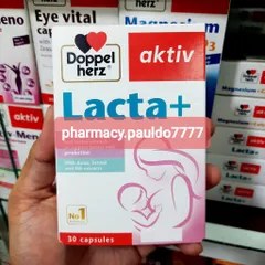 ✅[CHÍNH HÃNG] (MÃ: DP38NI) Viên uống lợi sữa DOPPEL Aktiv Lacta+ hỗ trợ cải thiện nguồn sữa mẹ sau sinh (Hộp 30 viên)