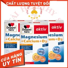 ✅[CHÍNH HÃNG] (MÃ: DP37N) Viên uống bổ sung Canxi phòng ngừa loãng xương DOPPEL Magnesium + Calcium + D3 30 viên