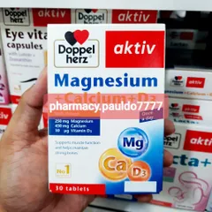 ✅[CHÍNH HÃNG] (MÃ: DP37N) Viên uống bổ sung Canxi phòng ngừa loãng xương DOPPEL Magnesium + Calcium + D3 30 viên