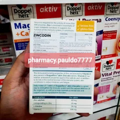 ✅[CHÍNH HÃNG] (MÃ: DP27N) Viên uống bổ sung kẽm DOPPEL Zincodin hỗ trợ tăng sức đề kháng (Hộp 30 viên)