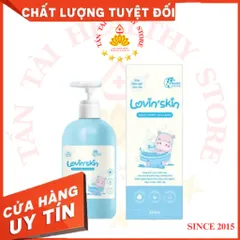 ✅[CHÍNH HÃNG] (MÃ: MP192H98) Sữa tắm gội dịu nhẹ cho bé Lovin'Skin 500ml - Làm sạch, giảm và ngăn ngừa rôm sảy, hăm da