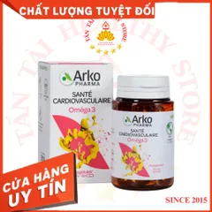 ✅[CHÍNH HÃNG] (MÃ: SP37SE739) TPBVSK ARKOPHARMA ARKOGELULES OMEGA 3 bổ sung omega 3- Hỗ trợ tăng cường sức khỏe tim mạch