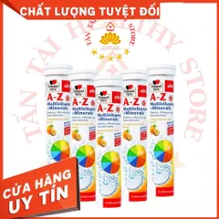 ✅[CHÍNH HÃNG] (MÃ: DP9NI) Viên sủi vitamin tổng hợp DOPPEL A-Z Fizz Multivitamins and Minerals (Tuýp 13 viên)
