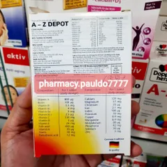 ✅[CHÍNH HÃNG] (MÃ: DP39N) Viên uống vitamin tổng hợp DOPPEL A-Z Depot hỗ trợ tăng cường sức khỏe và đề kháng