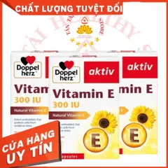 ✅[CHÍNH HÃNG] (MÃ: DP3FO9) Viên uống vitamin e DOPPEL Vitamin E hỗ trợ làm chậm quá trình lão hóa (Hộp 30 viên)