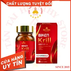 ✅[CHÍNH HÃNG] (MÃ: DP1SI80) BIKEN KRILL - Bổ sung Omega-3 nhuyễn thể - 120 viên