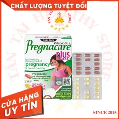 ✅[CHÍNH HÃNG] (MÃ: SP59) Pregnacare Plus Omega-3 H/56v VITABIOTICS Vitamin khoáng chất và DHA bổ bầu