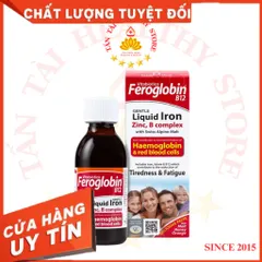 ✅[CHÍNH HÃNG] (MÃ: SP36) Feroglobin Liquid C/200ml VITABIOTICS Siro bổ sung sắt hỗ trợ tạo máu trẻ 1+ và bầu